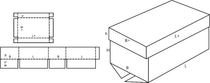 Как сложить коробку из картона - пошаговые инструкции со схемами